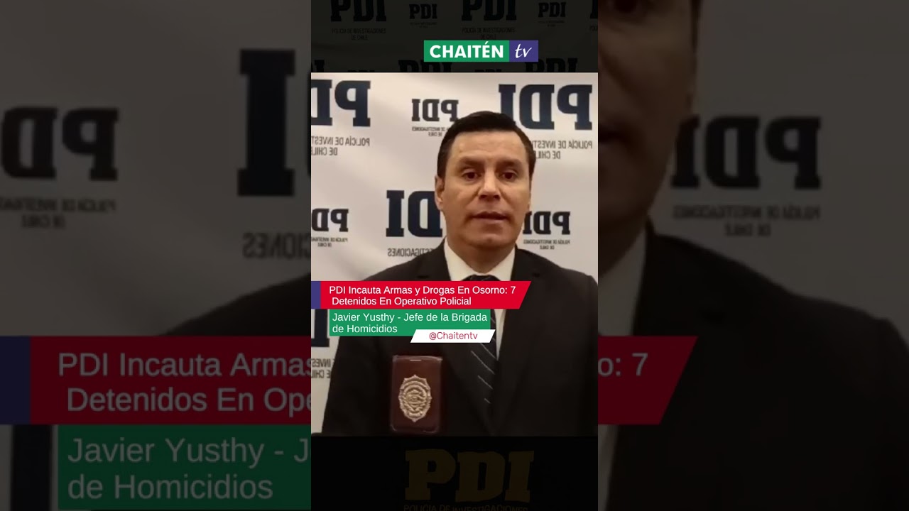 Detienen a Sospechoso Armado en Osorno