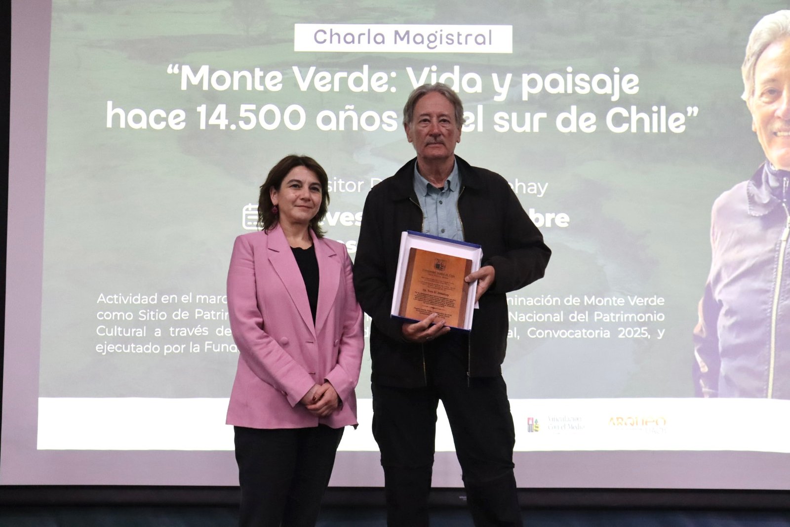 Monte Verde: Dr. Tom Dillehay impulsa postulación a Patrimonio Mundial en masiva charla en Puerto Montt