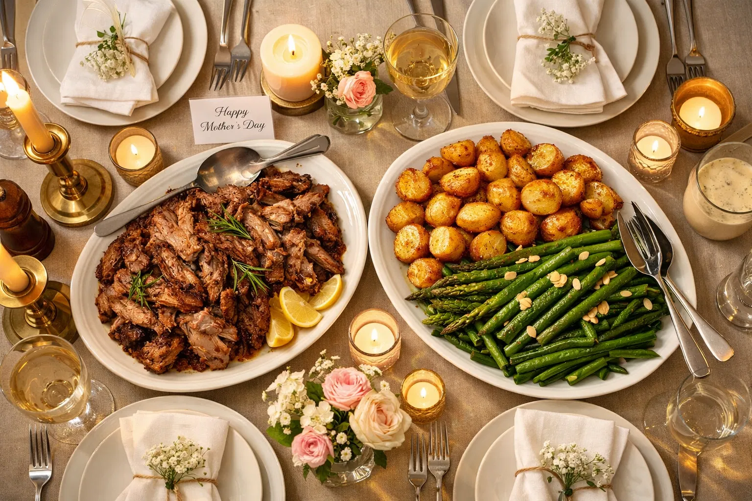 Mother's Day Dinner Table