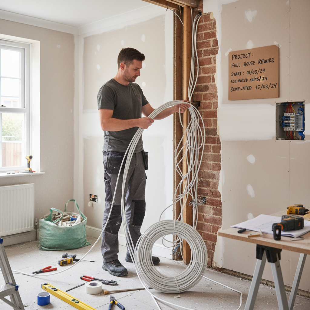 How Long Does a Full House Rewire Take?