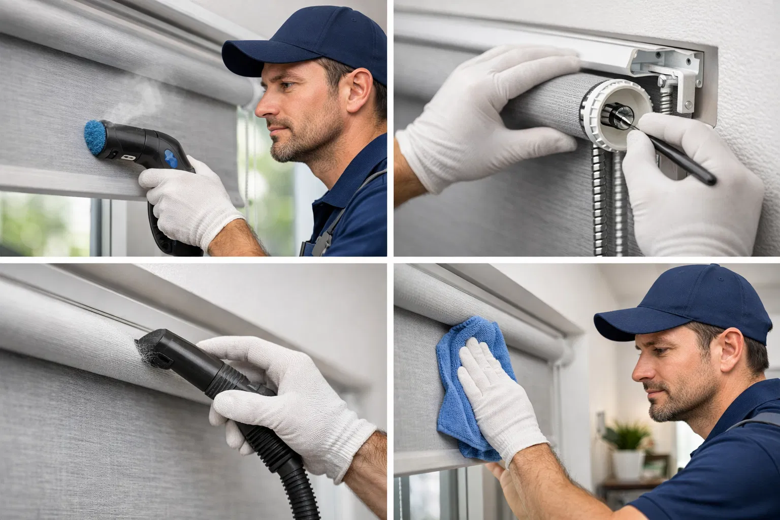 Manutenção e limpeza de persianas