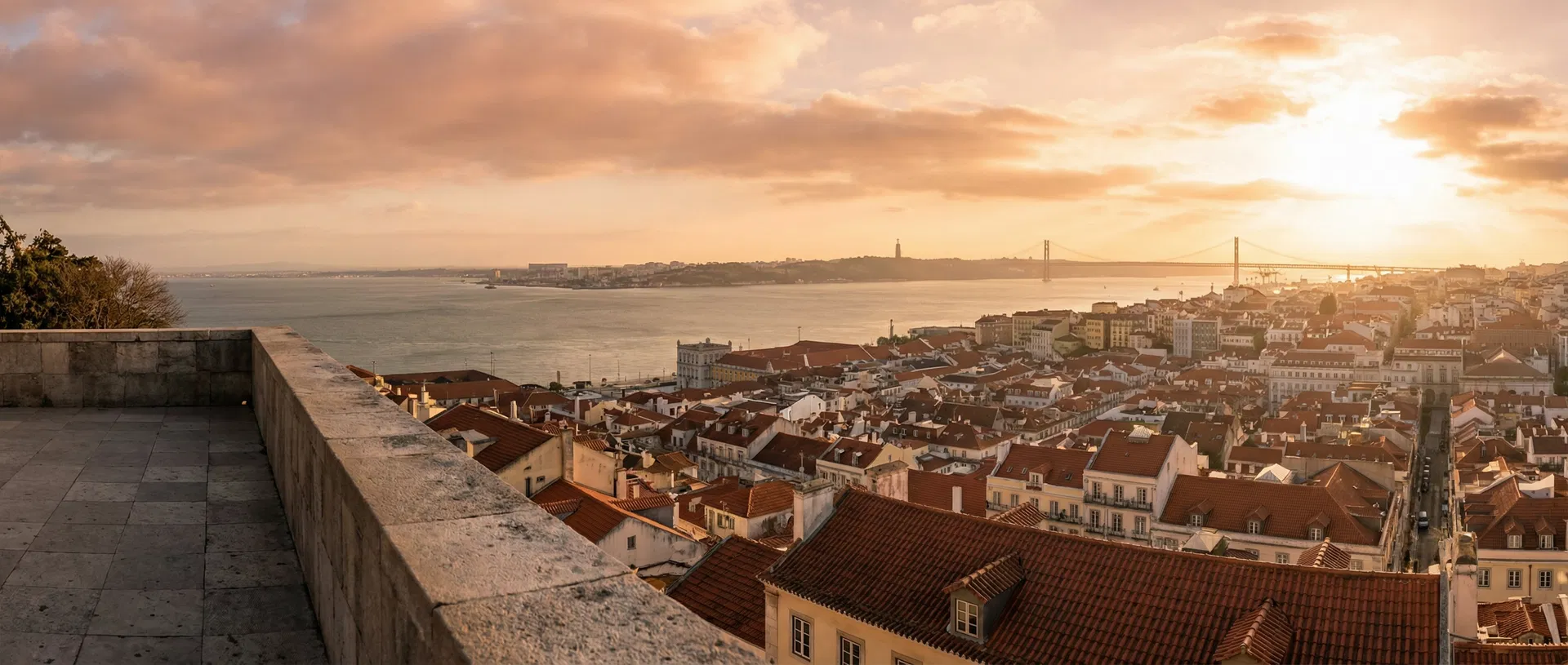 Lisboa, Portugal - Vista panorâmica