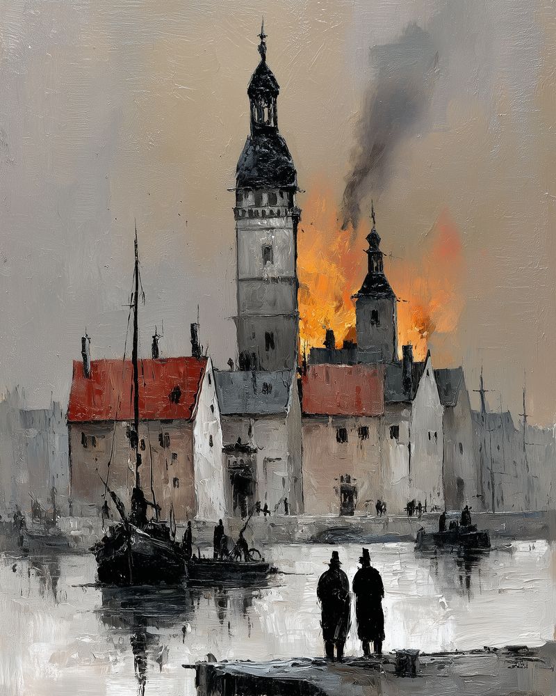 Harbor's Blazing Lament