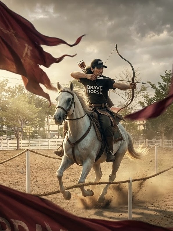 Horseback Archery at BRAVE HORSE TH