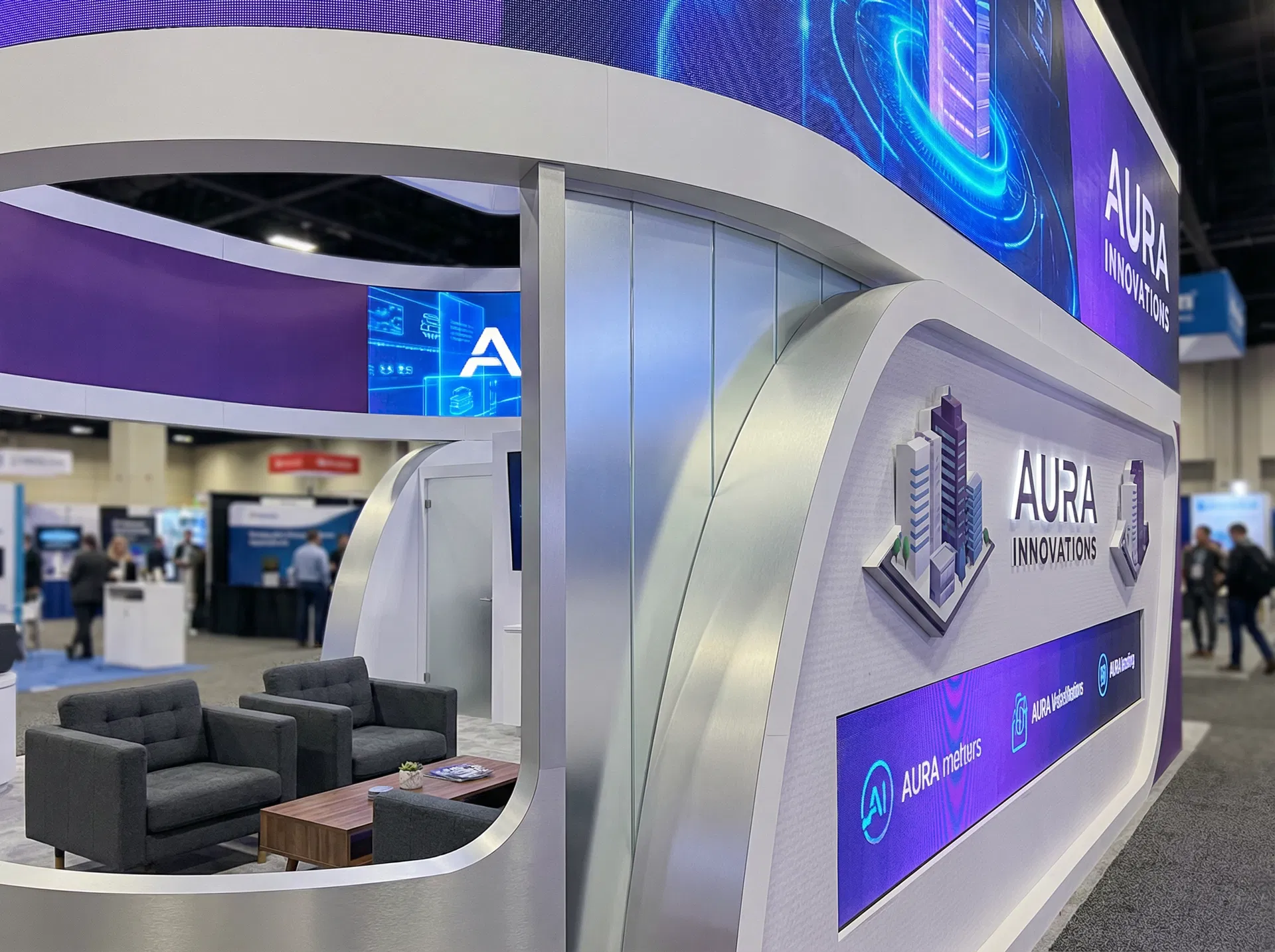 تصميم وتنفيذ أجنحة المعارض