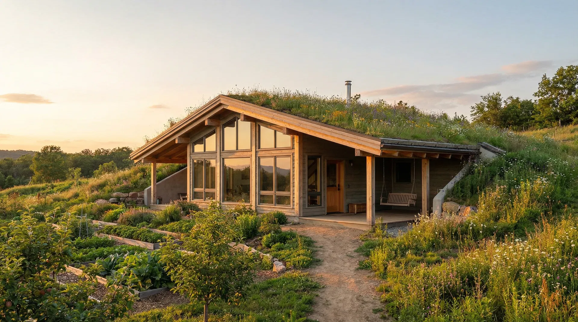 Earth-Bermed Housing