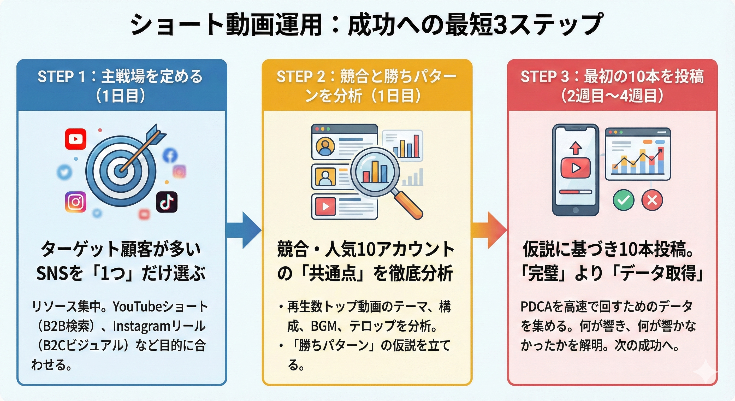 明日から始める具体的なアクションプラン
