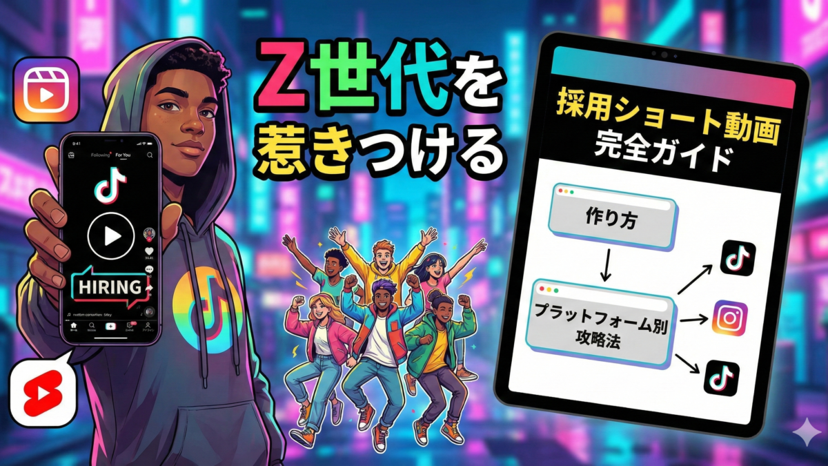 採用ショート動画完全ガイド：Z世代を惹きつける作り方とプラットフォーム別攻略法