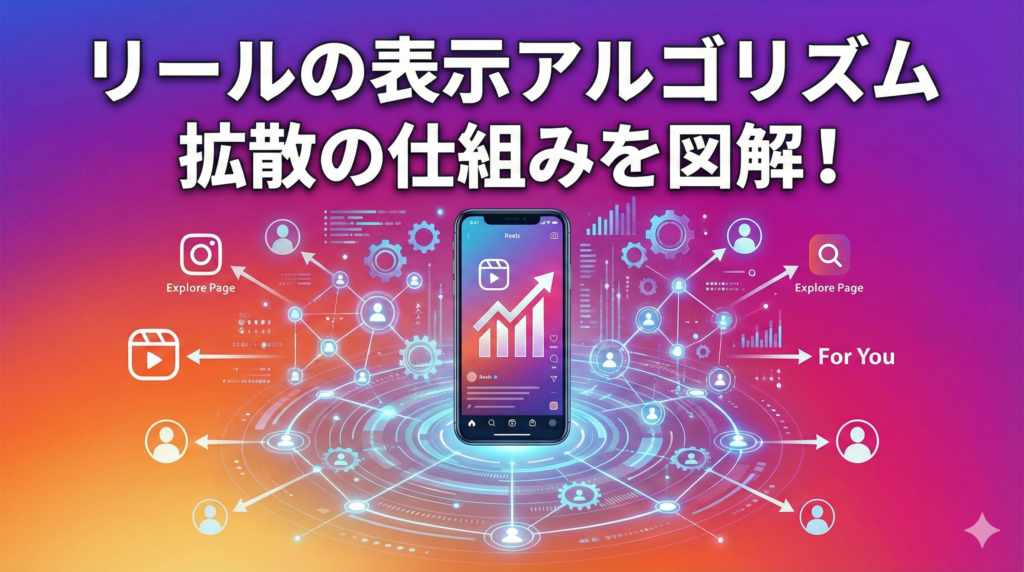 リールの表示アルゴリズムはどうなっている？（拡散の仕組み）
