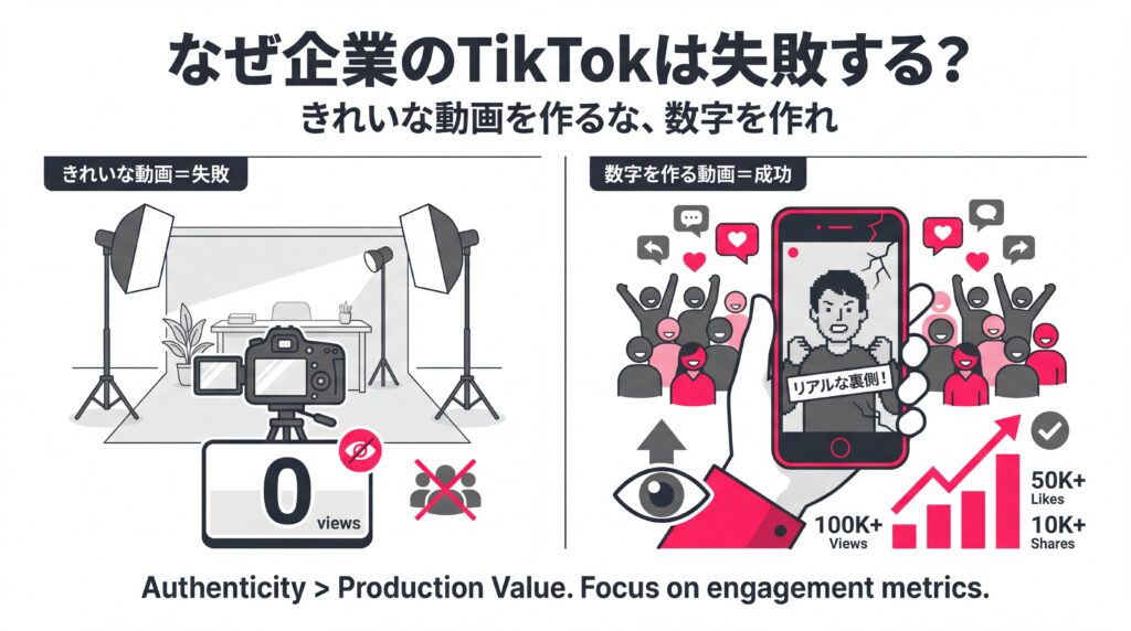 なぜ、企業のTikTokは「きれいごと」で失敗するのか?