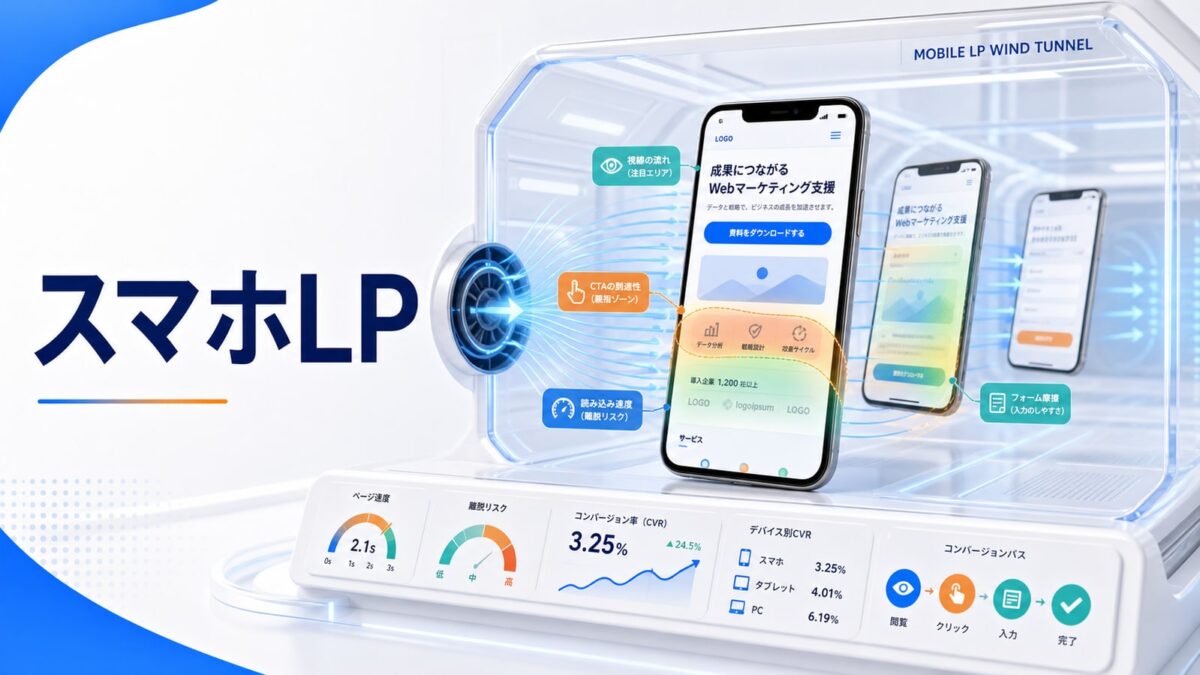 LPスマホ最適化の実務ガイド｜ファーストビュー・CTA・フォームの改善点
