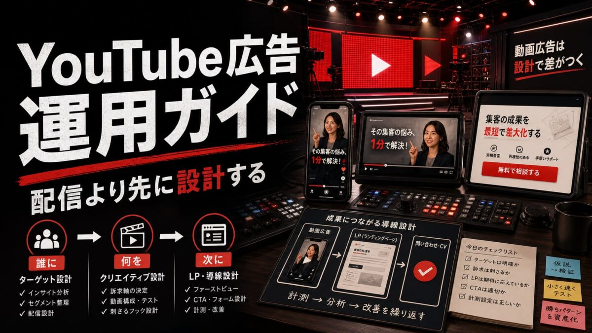 YouTube広告運用の基本｜目的別KPIとクリエイティブ改善の進め方