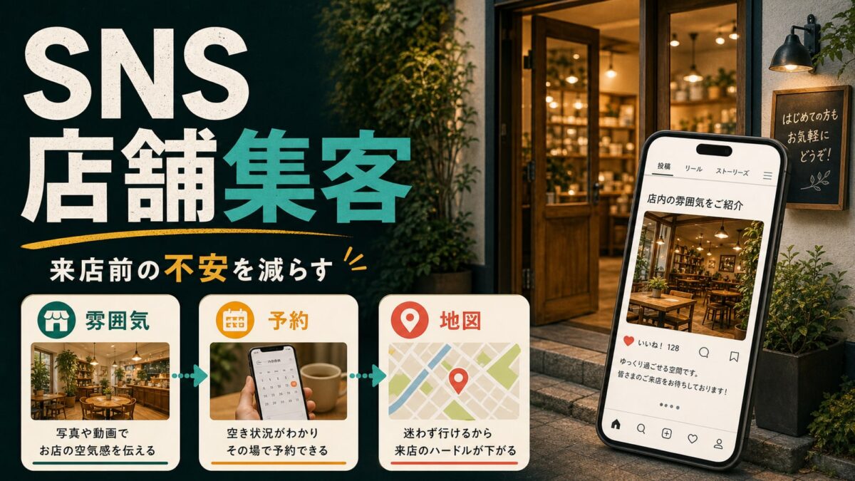 SNS店舗集客ガイド｜来店につながる投稿と動画導線の作り方