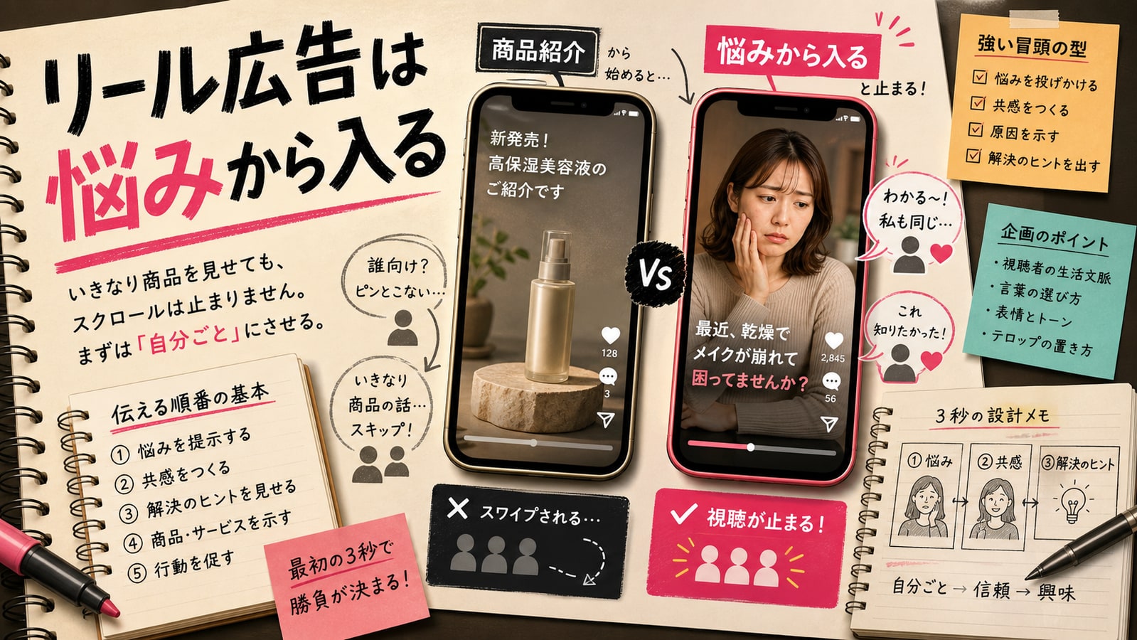 リール広告は「商品紹介」から始めない