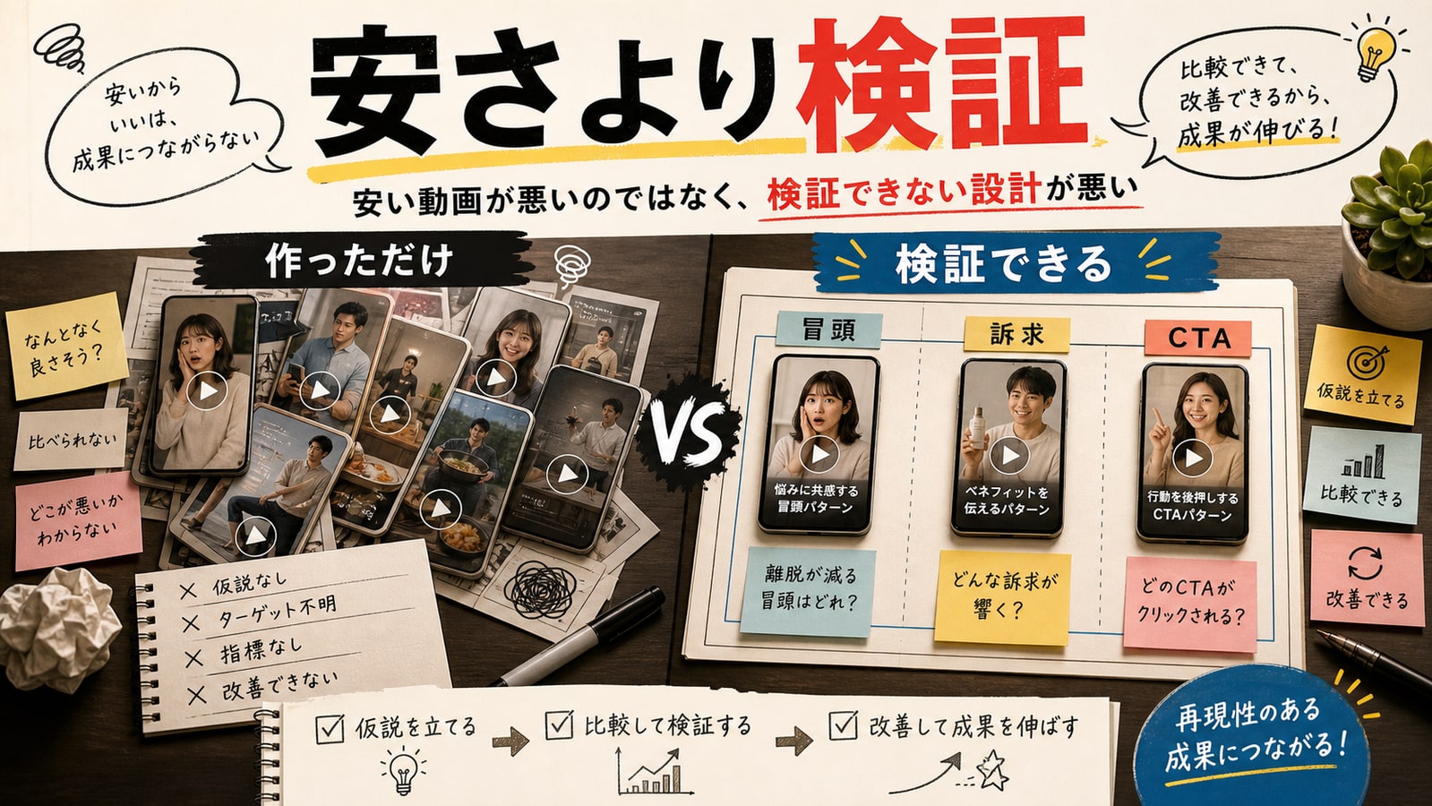 安い動画が悪いのではなく、検証できない設計が悪い