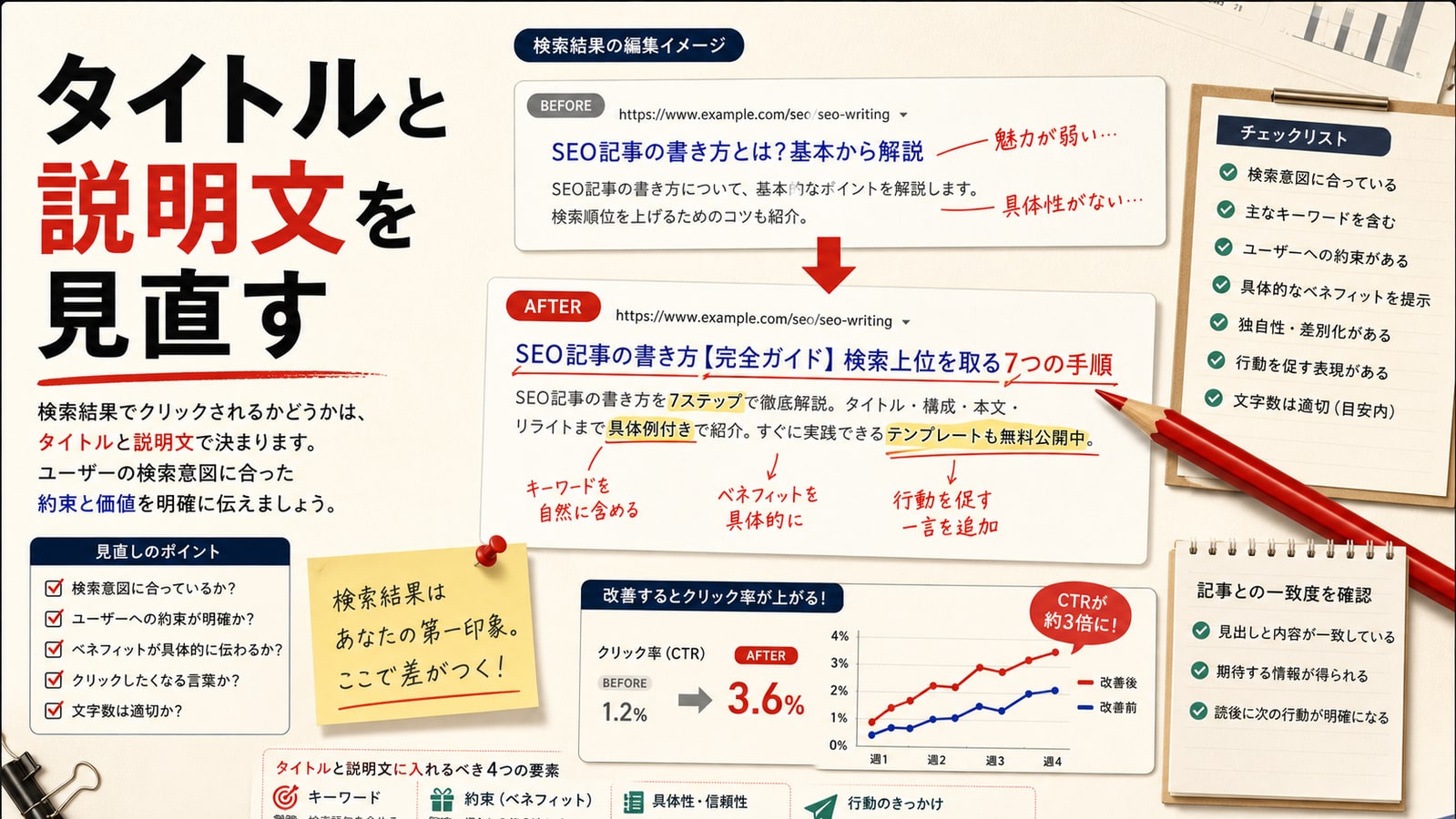 タイトルとディスクリプションを見直す