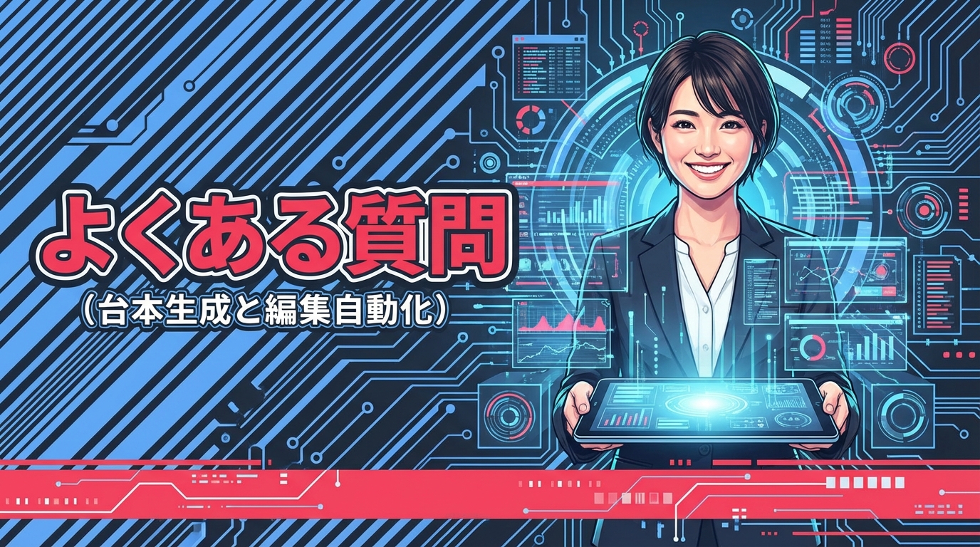 よくある質問(台本生成と編集自動化)