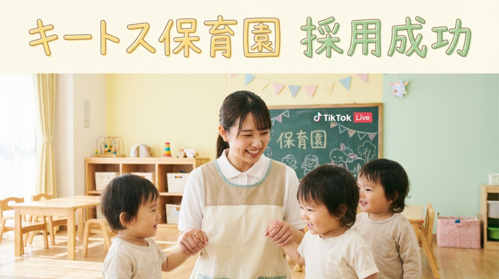 【事例⑤】キートス保育園｜採用コスト削減と内定率向上