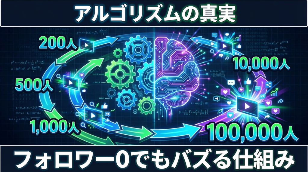 なぜフォロワー0でもバズれるのか?アルゴリズムの真実
