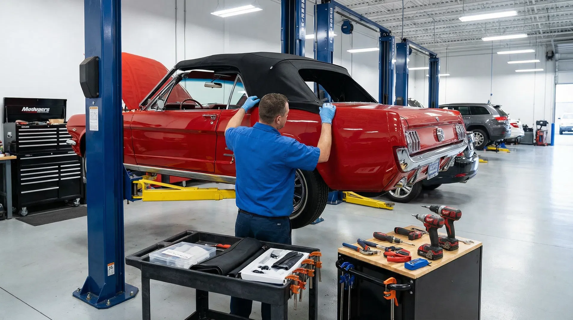 Convertible Top work by Don's Auto Interiors