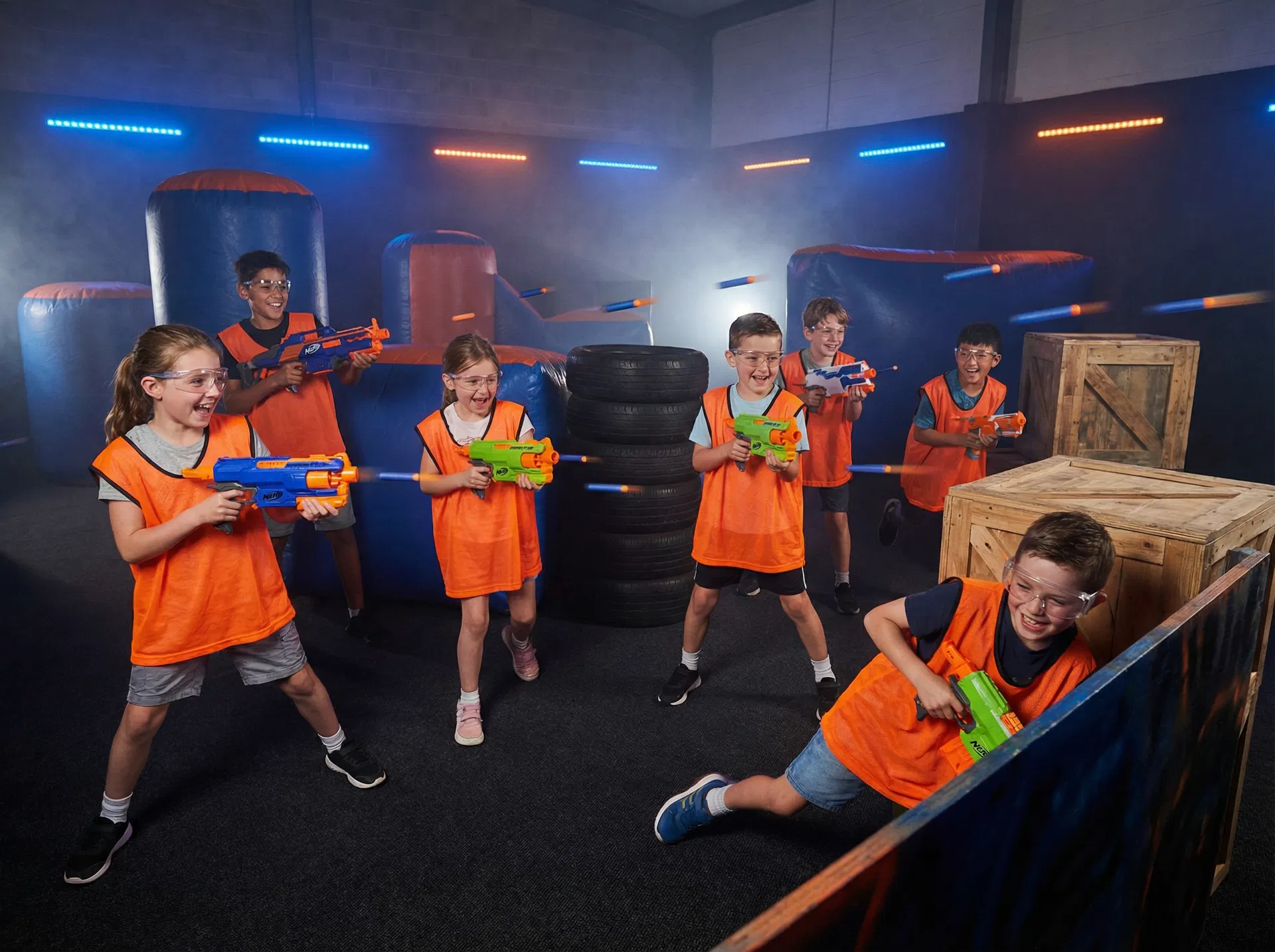 Nerf Wars birthday party battle arena NJ