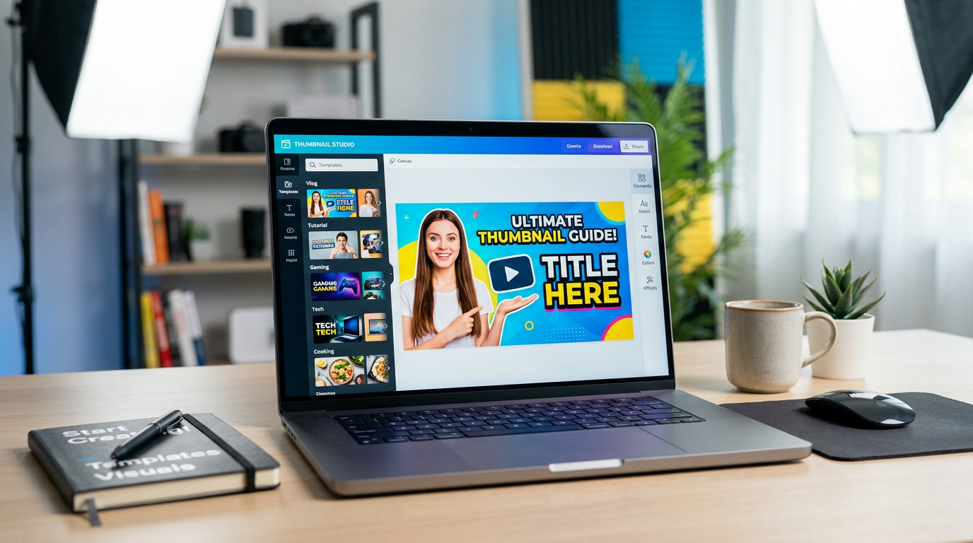 How to Create Professional YouTube Thumbnails Without Design Skills