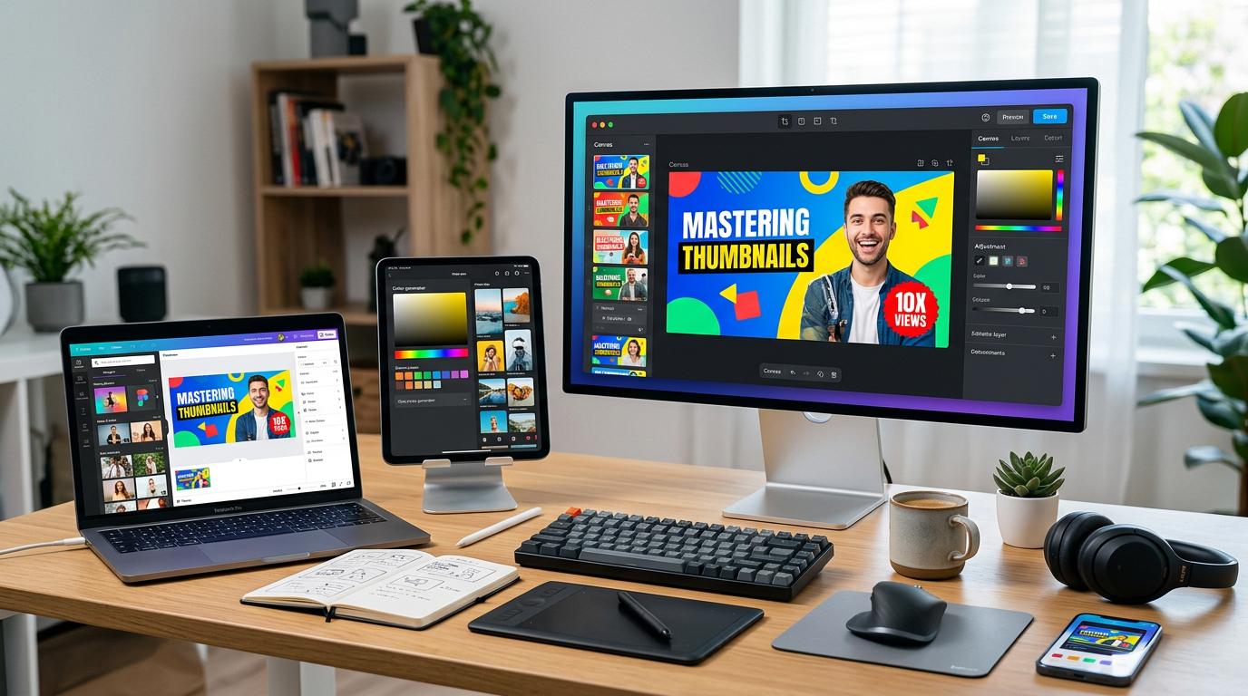 Collection of free design tools and apps interface, modern UI mockups, professio...
