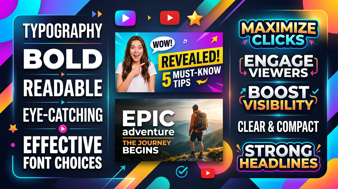 YouTube Thumbnail Fonts: What Works Best in 2026