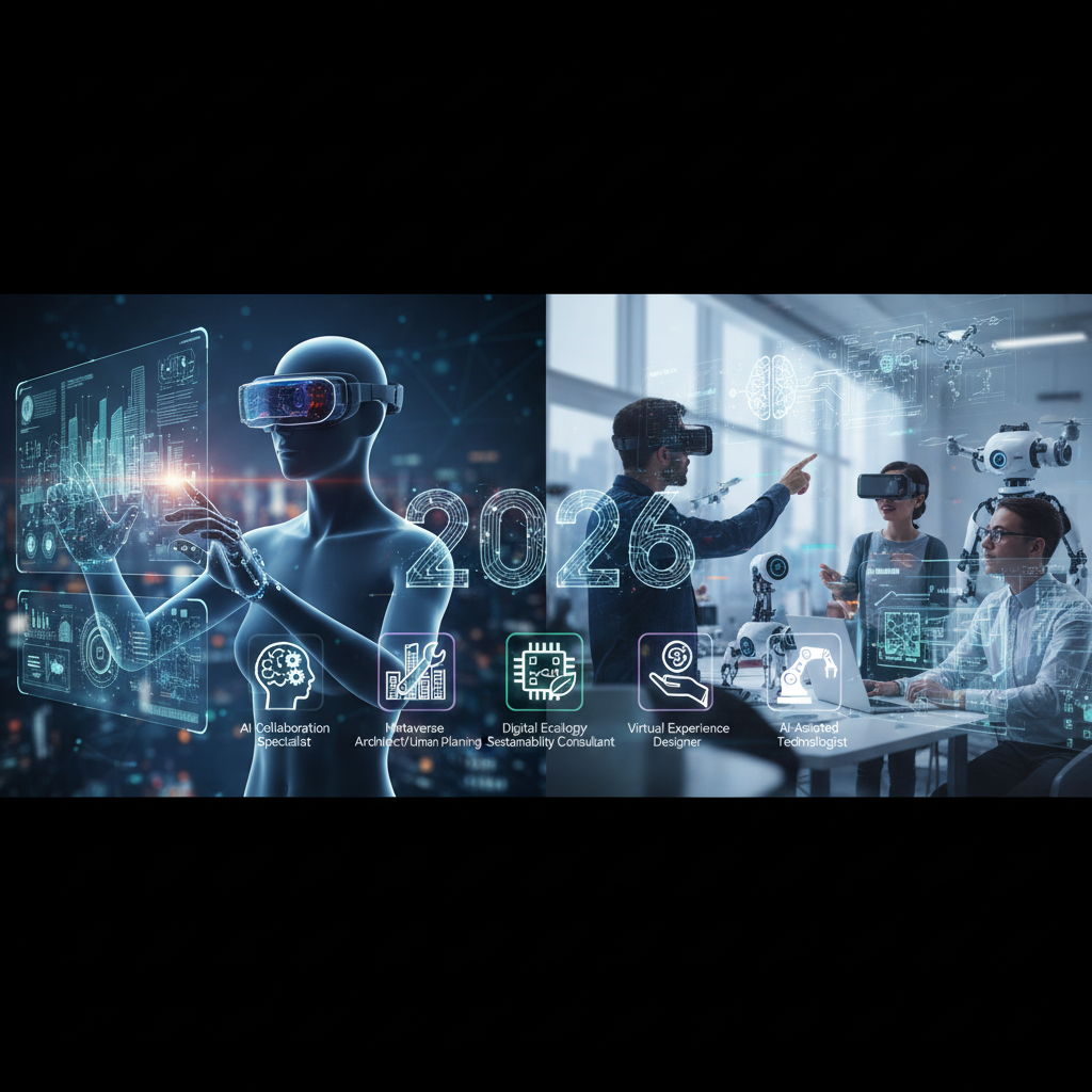 2026년 메타버스 직업 대전: AI 협업 시대, 살아남을 미래 유망 직종 5가지 분석