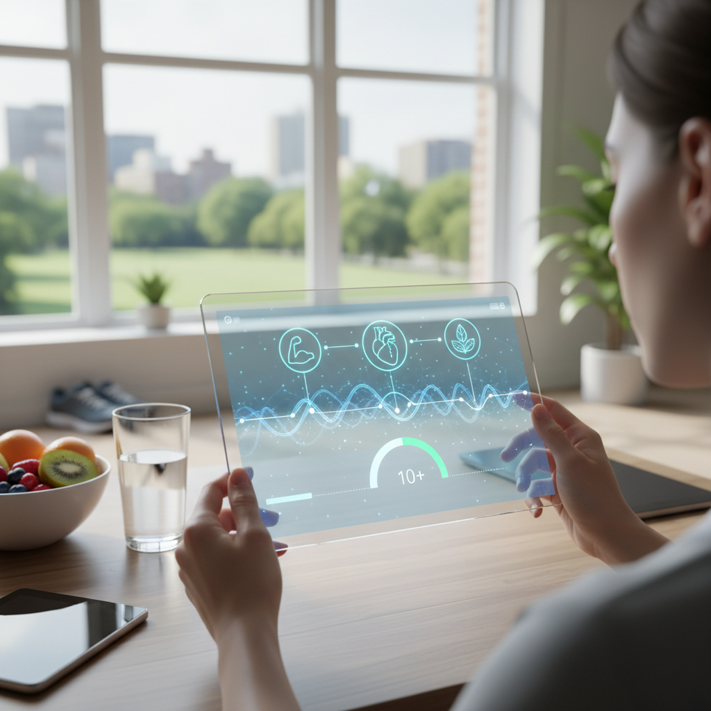 2026년 필수템: AI 개인화 헬스케어 앱으로 수명 10년 늘리는 식단 및 운동 루틴 최적화 전략