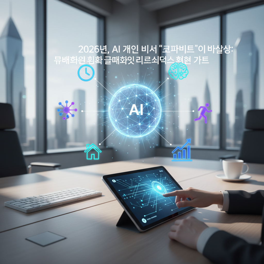 2026년, AI 개인 비서 '코파일럿'이 바꿀 일상: 업무 효율 극대화 및 라이프스타일 혁신 가이드