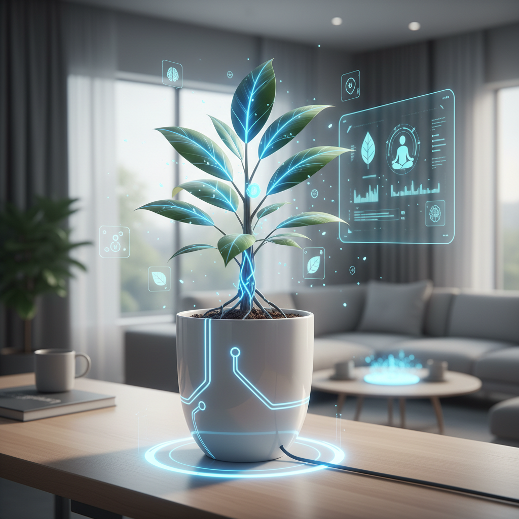 2026년 최신 트렌드: 'AI 반려 식물'이 선도하는 웰빙 라이프스타일과 스마트 홈 혁명