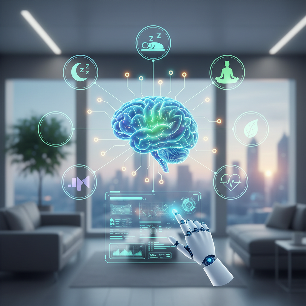 2026년, 'AI 웰빙 코치'가 바꾸는 일상: 맞춤형 정신 건강 관리와 수면 최적화 기술 분석