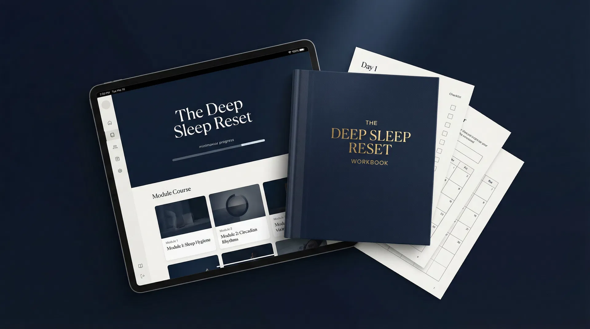 The Deep Sleep Reset Course and Workbook