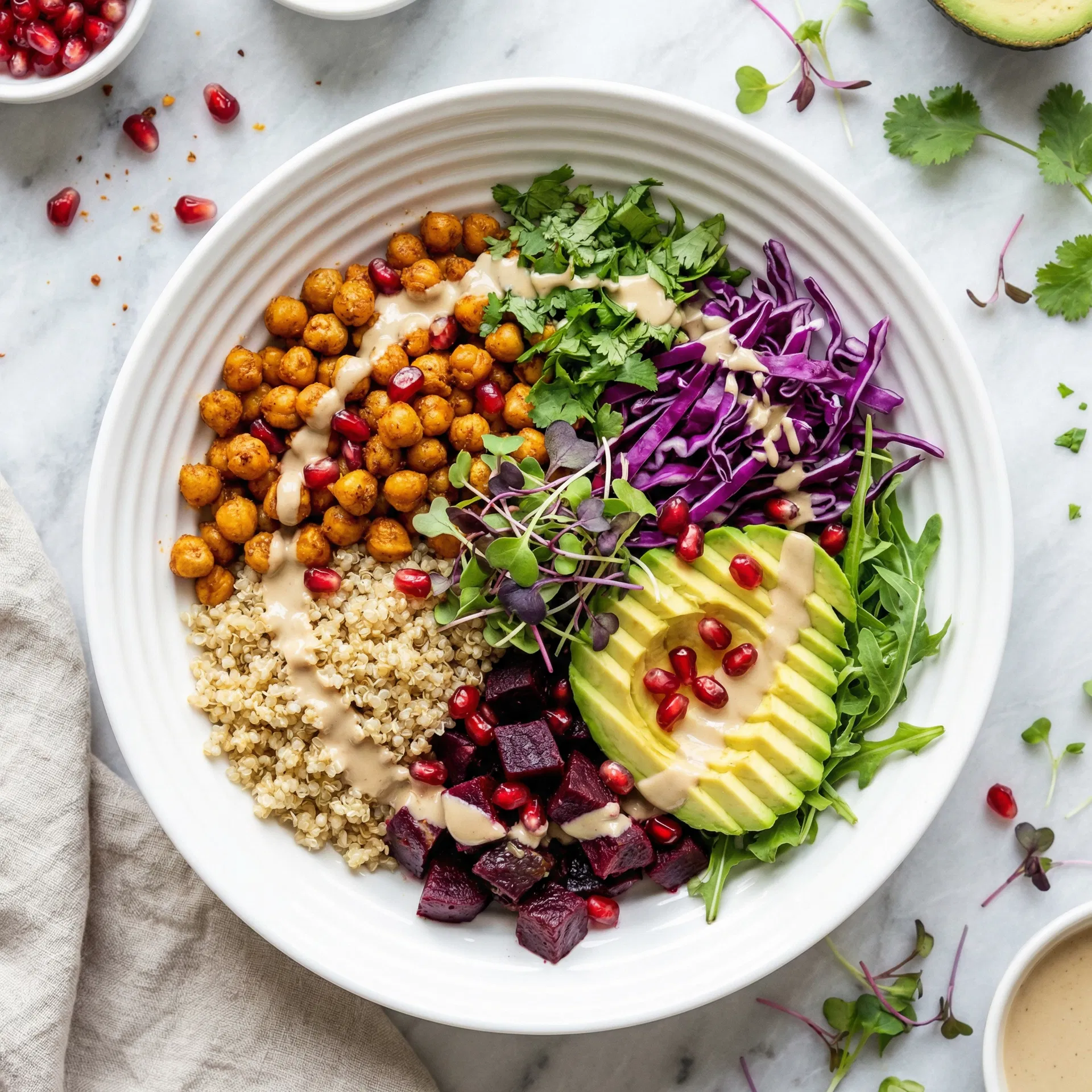 High-Protein Bean Lunch Bowl