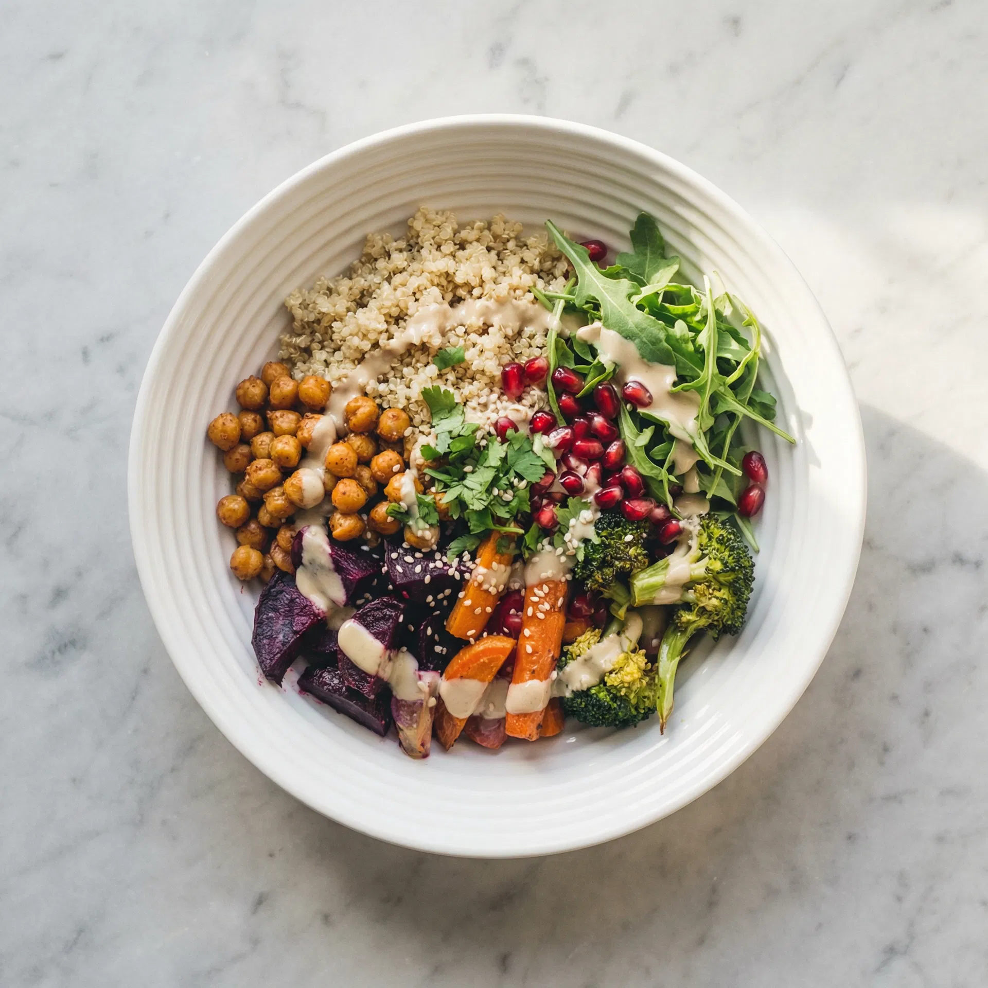 Quinoa Buddha Bowl with Roasted Vegetables
