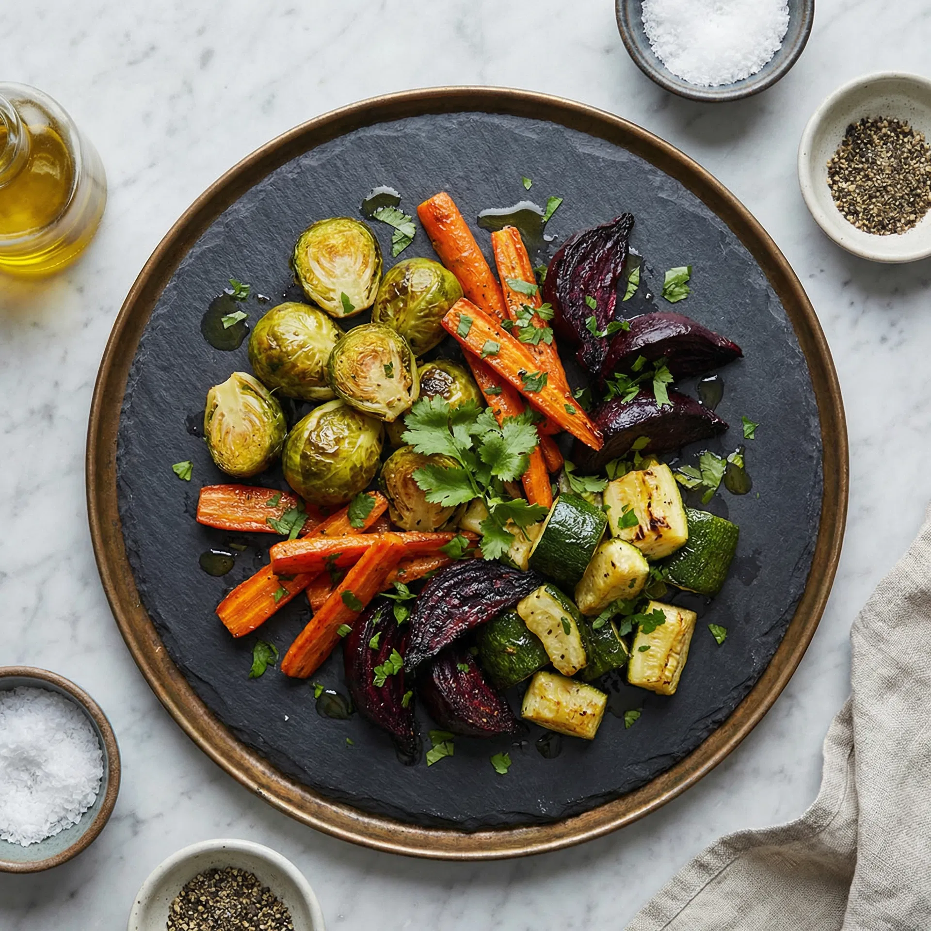 Roasted Vegetables with Garlic & Herbs