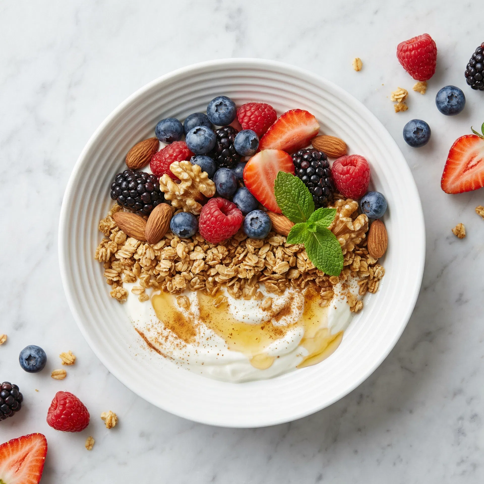 Skyr Parfait with Berries