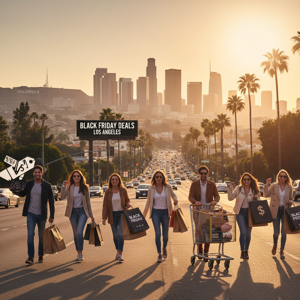 News illustration for: Los Angeles Black Friday Shopping: Best Deals & Tips for SoCal in Los Angeles