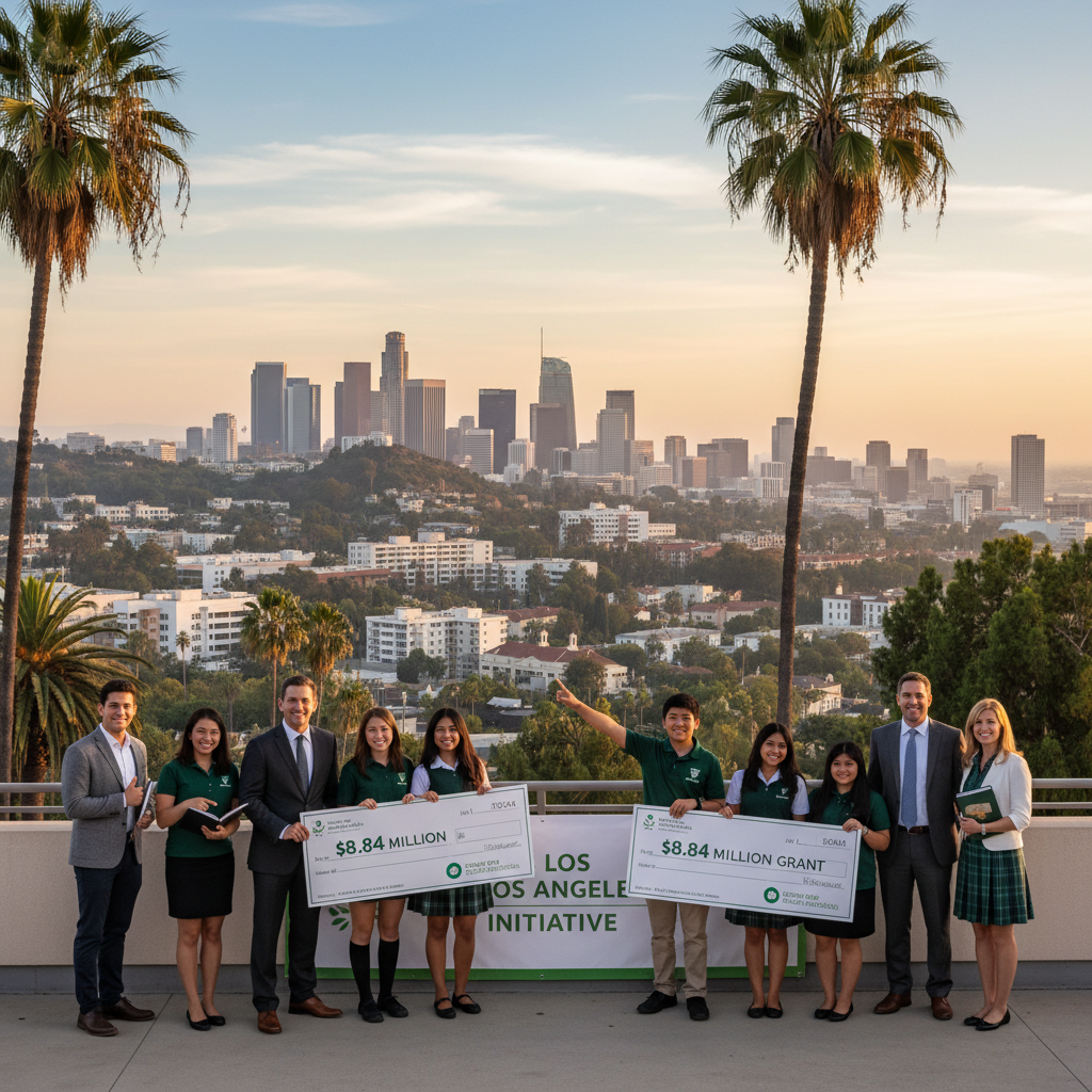 News illustration for: Los Angeles Green Dot Schools Secure $8.84 Million Grant for SoCal Education in Los Angeles