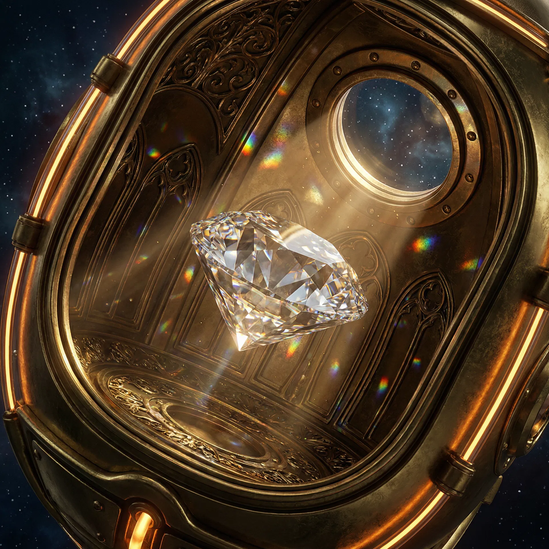 Diamond capsule in the Ark