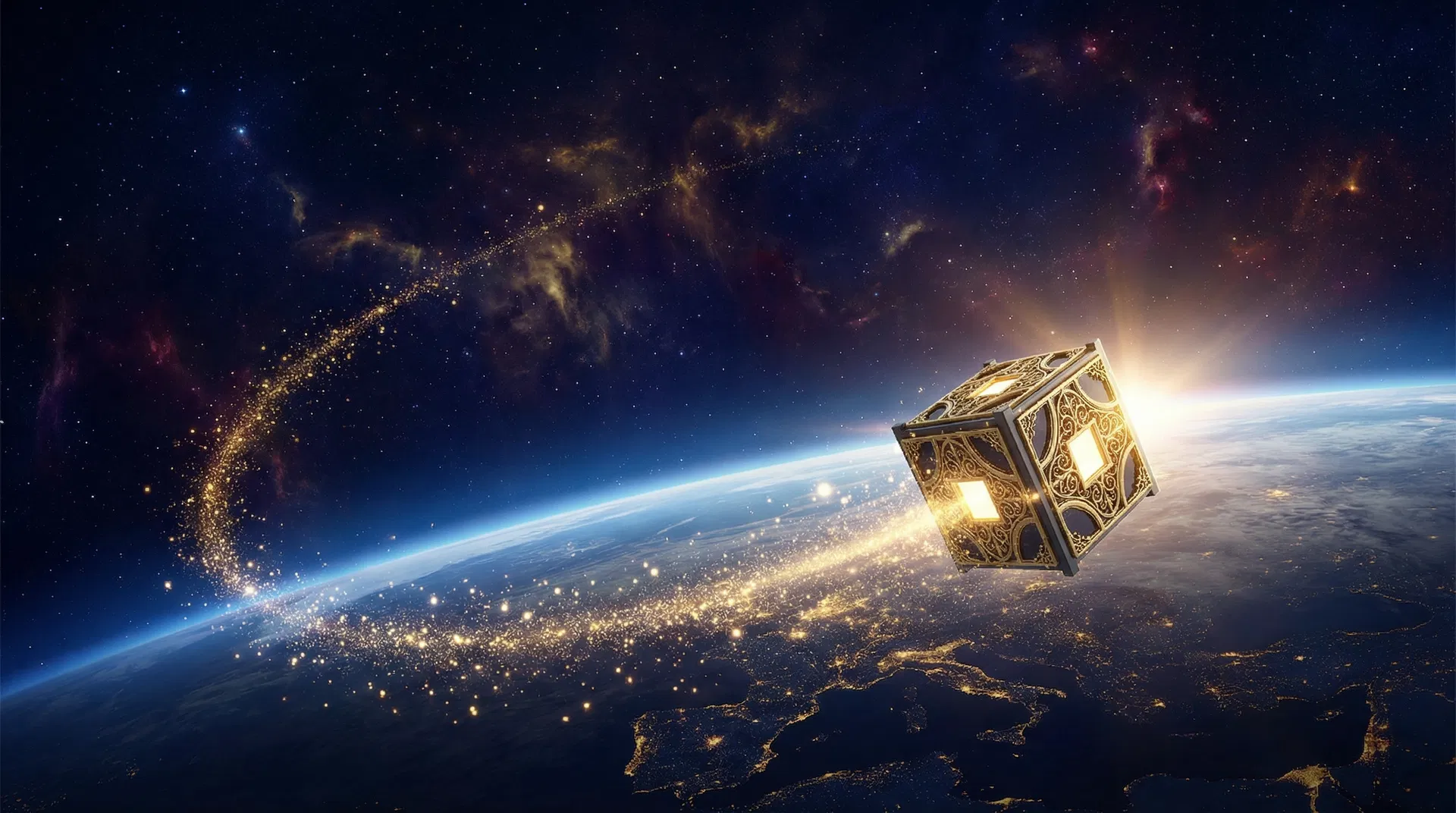 Aeterna Ark in Earth orbit