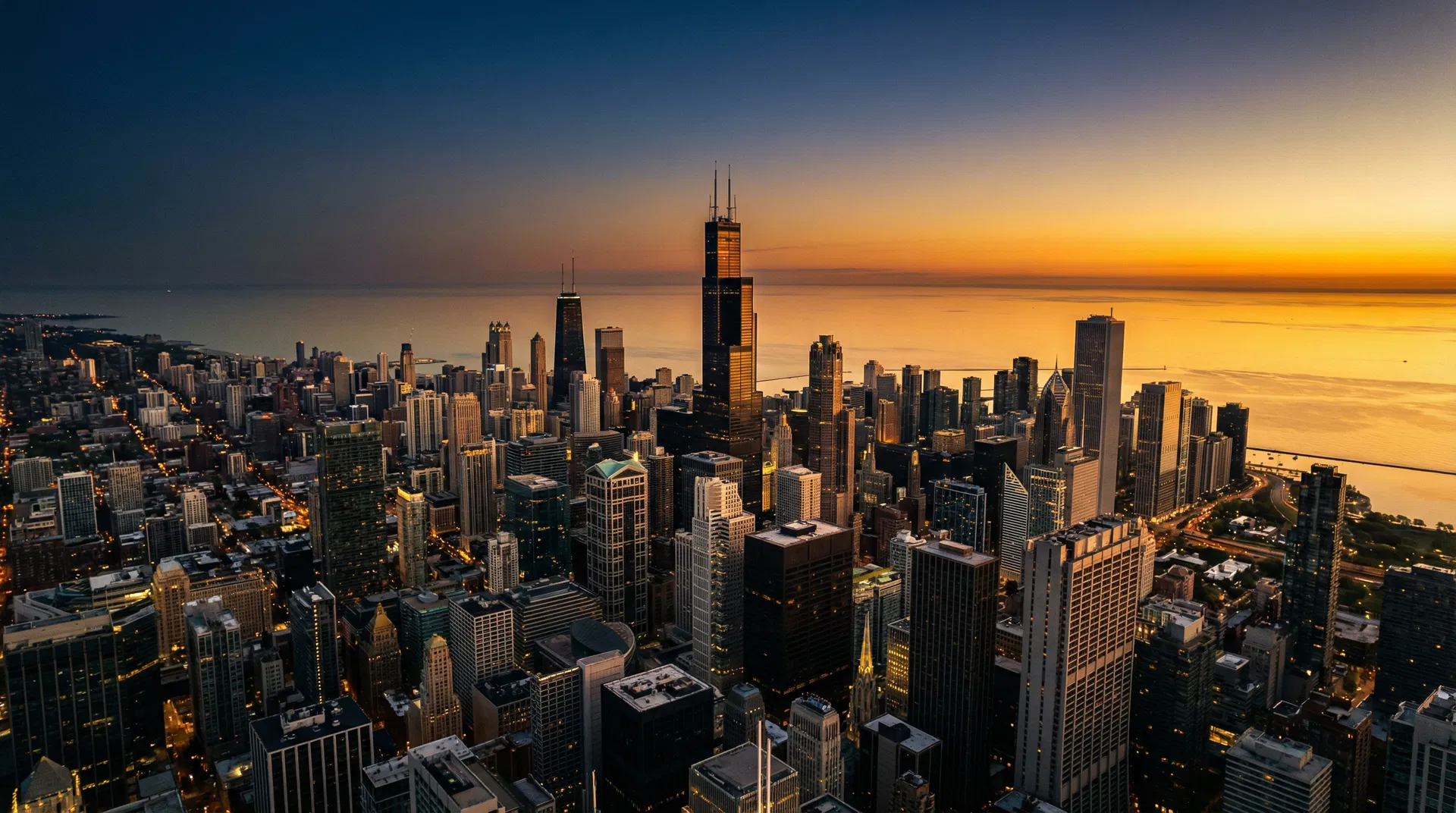 NorthStar Finance — Chicago skyline aerial view