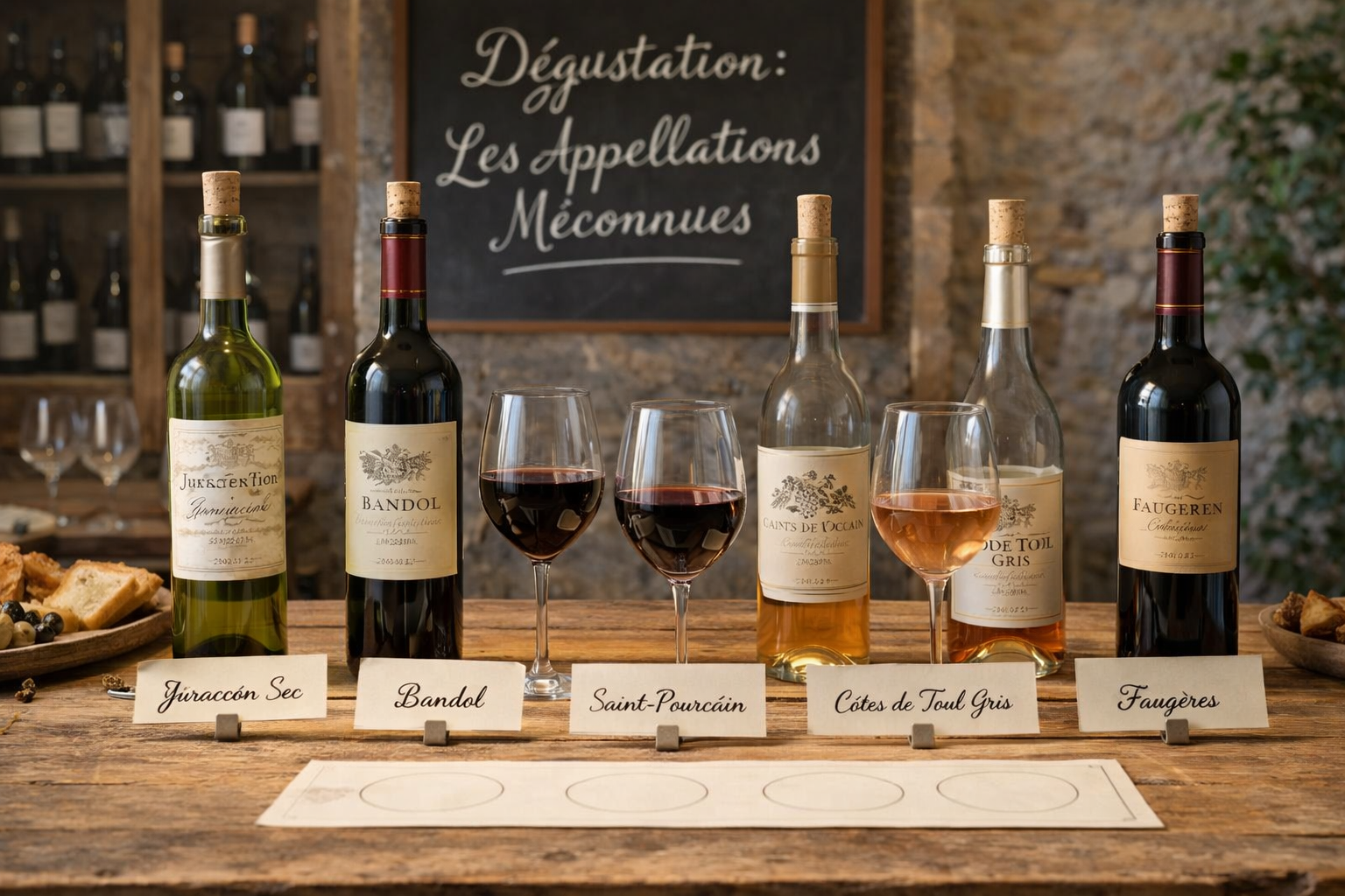 Dégustation Les appellations méconnues - VIS TON VIN Paris