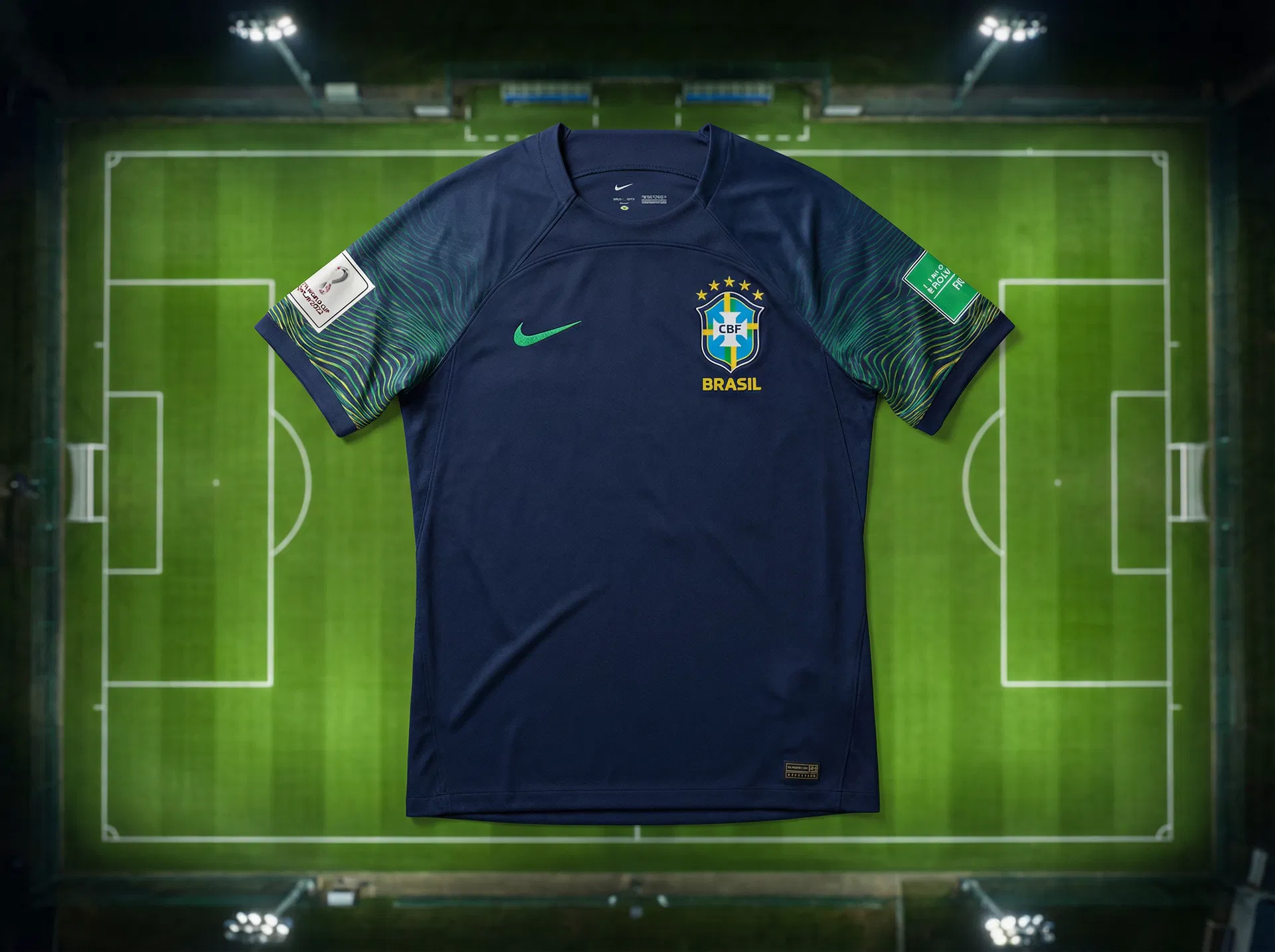 Camiseta Brasil - Copa do Mundo 2022 (Fora)