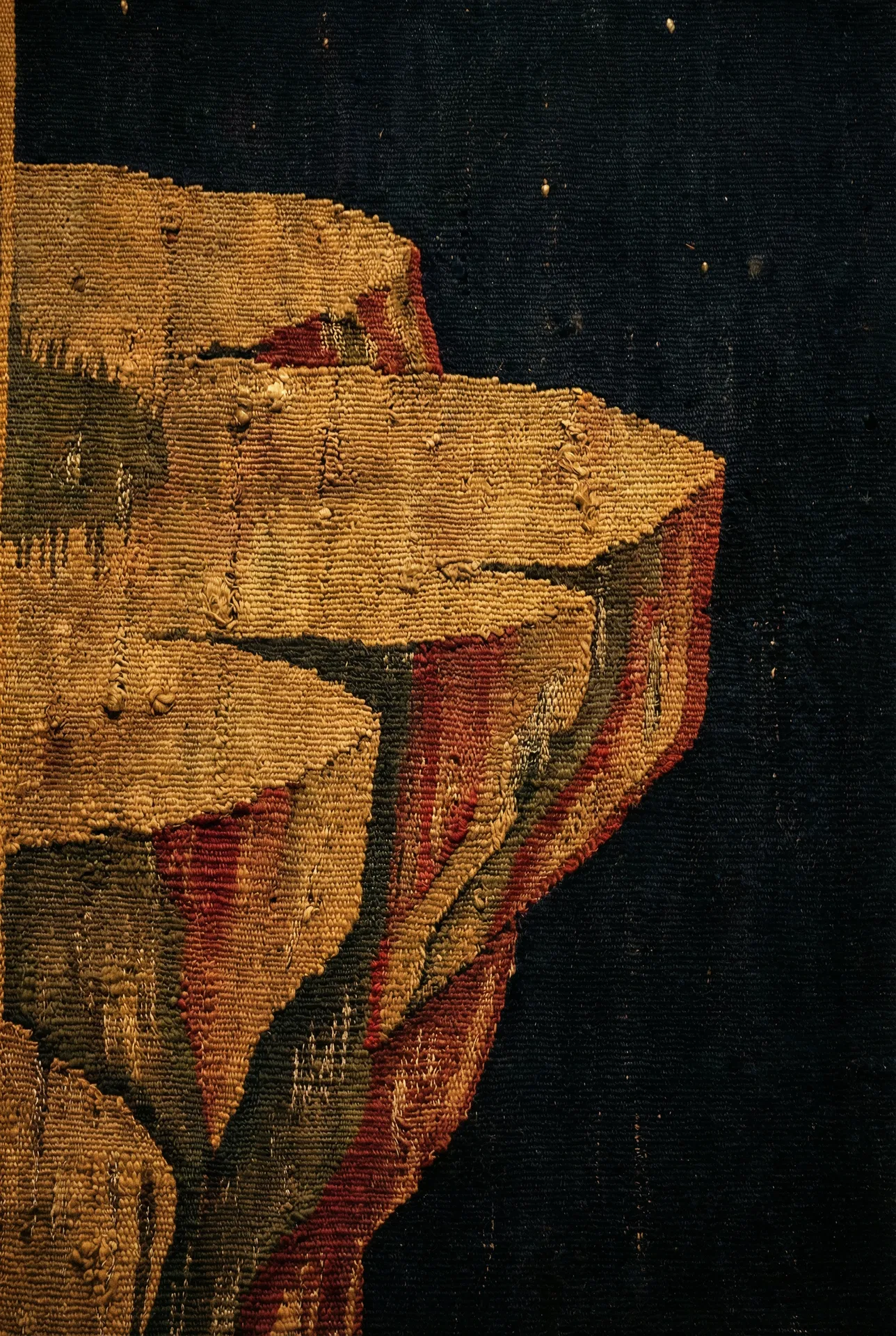 The Edge — a cliff rendered as a Renaissance tapestry