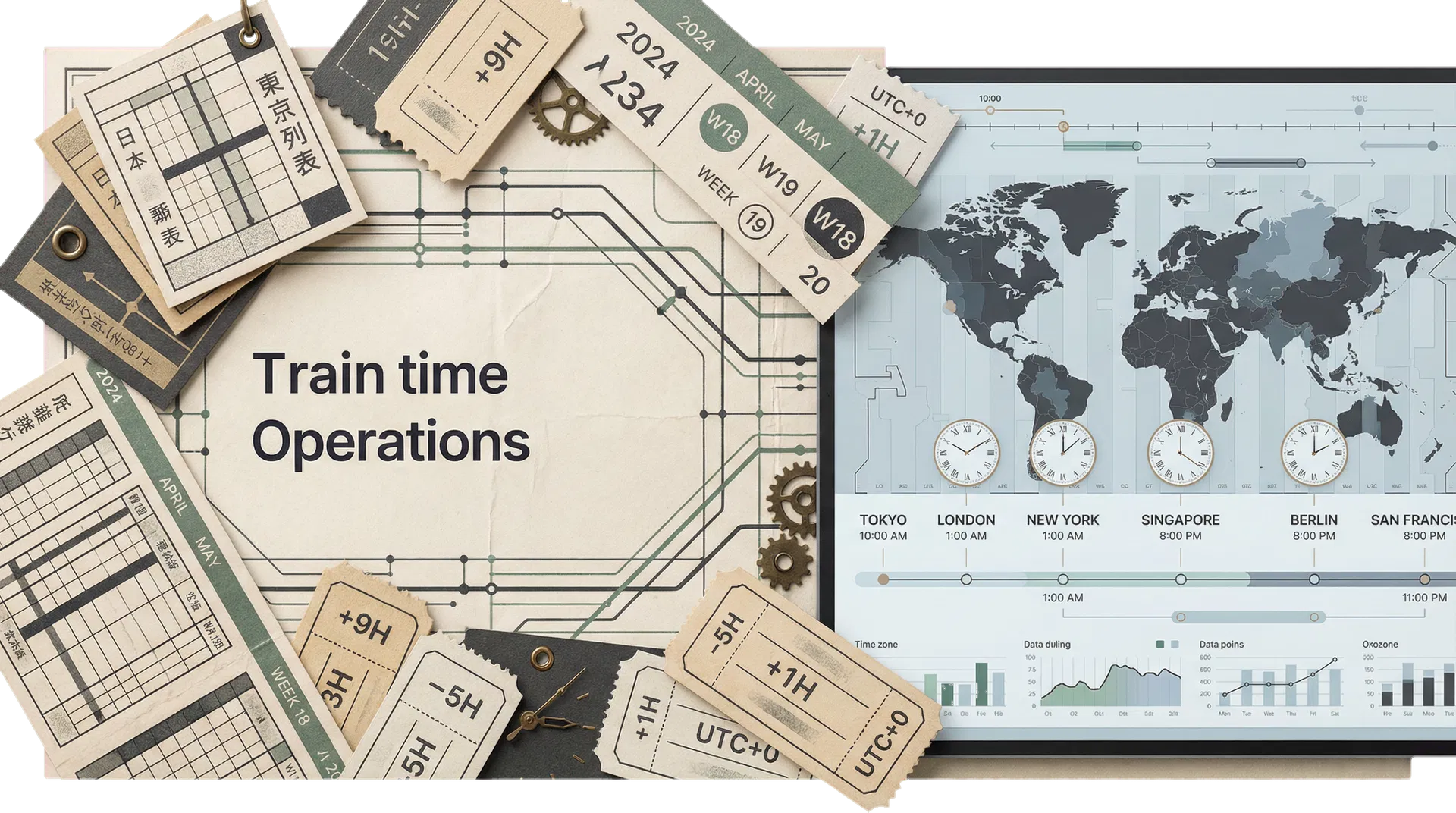 Date and time tools dashboard