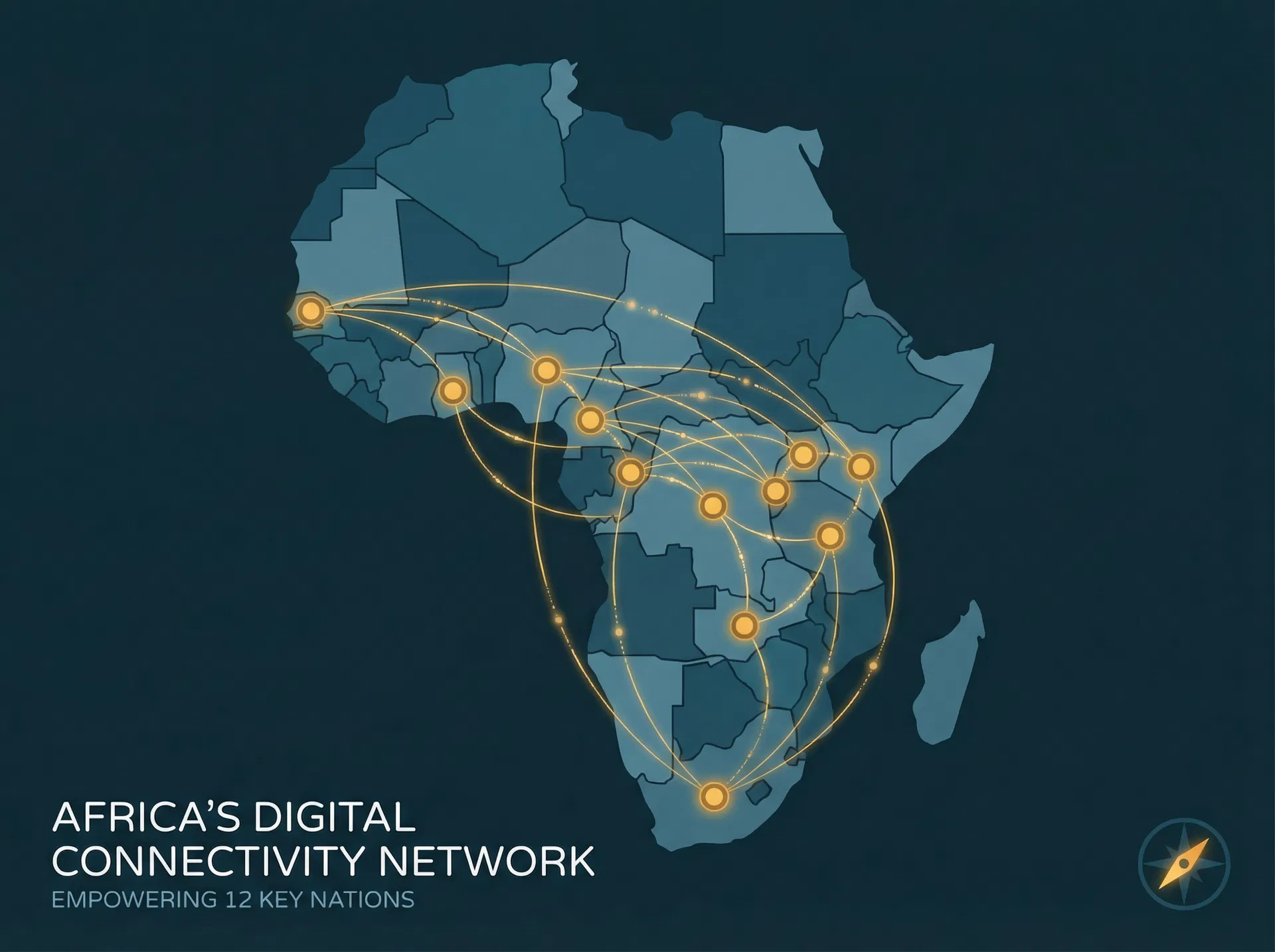 Pan-African footprint map