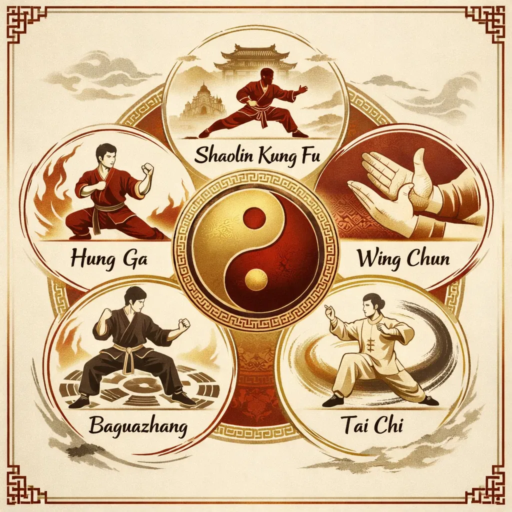 Five Major Martial Arts Styles
