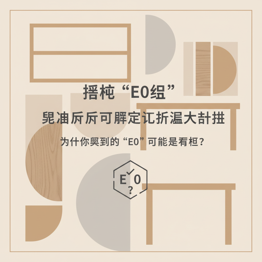 揭秘“E0级”：欧洲板材甲醛认证流程大起底，为什么你买到的“E0”可能不是真的？